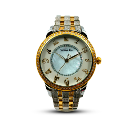 Salvador Dali Semi Sapphire Crystal All Stainless Steel Watch For Men