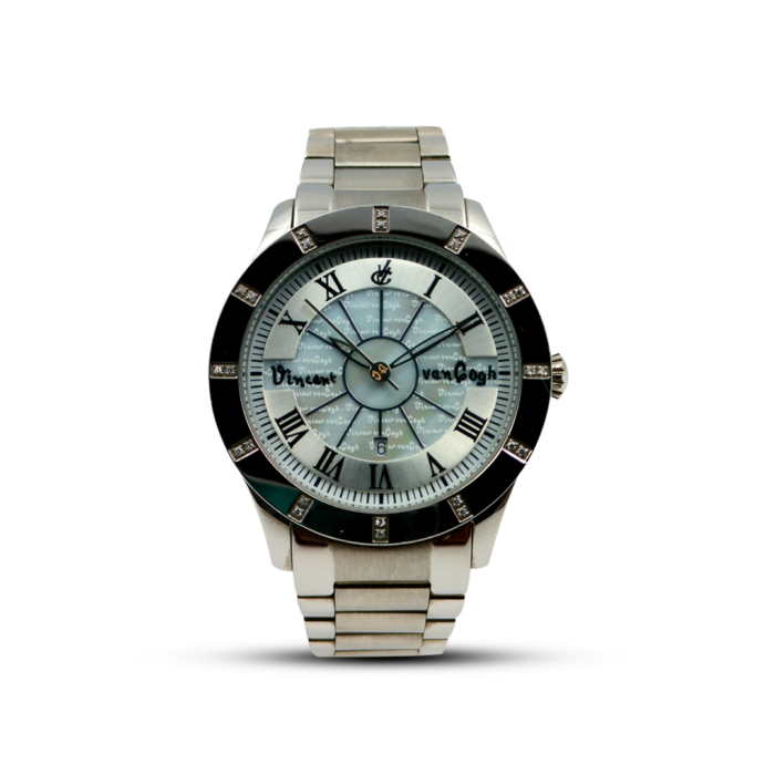 Vincent Van Gogh Solid Stainless Steel Chain Analog Watch For Men
