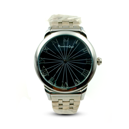 Vincent Van Gogh Solid Stainless Steel Black Dial Analog Watch For Men