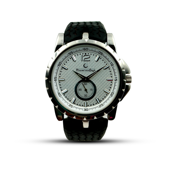 Home LIMITED EDITION VINCENT VAN GOGH WRIST WATCHES Vincent Van Gogh Solid Stainless Steel White Dial Analog Watch For Men Vincent Van Gogh Solid Stainless Steel White Dial Analog Watch For Men