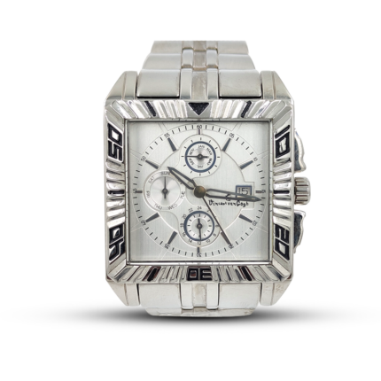 Vincent Van Gogh Solid Stainless Steel Chronograph Calendar Watch For Men