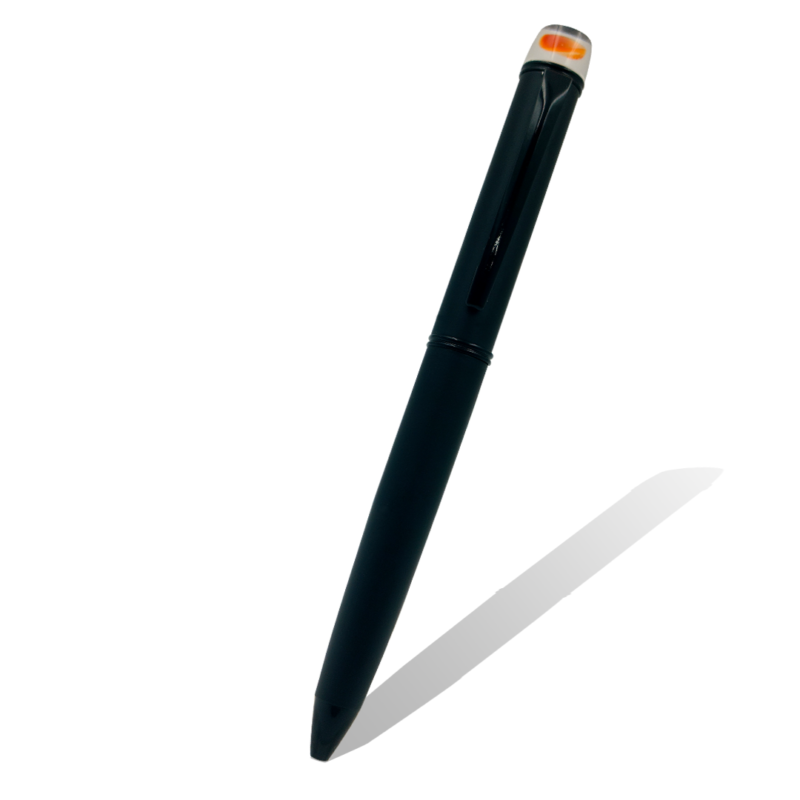 black-pen-with-gemstone-red-carnelian